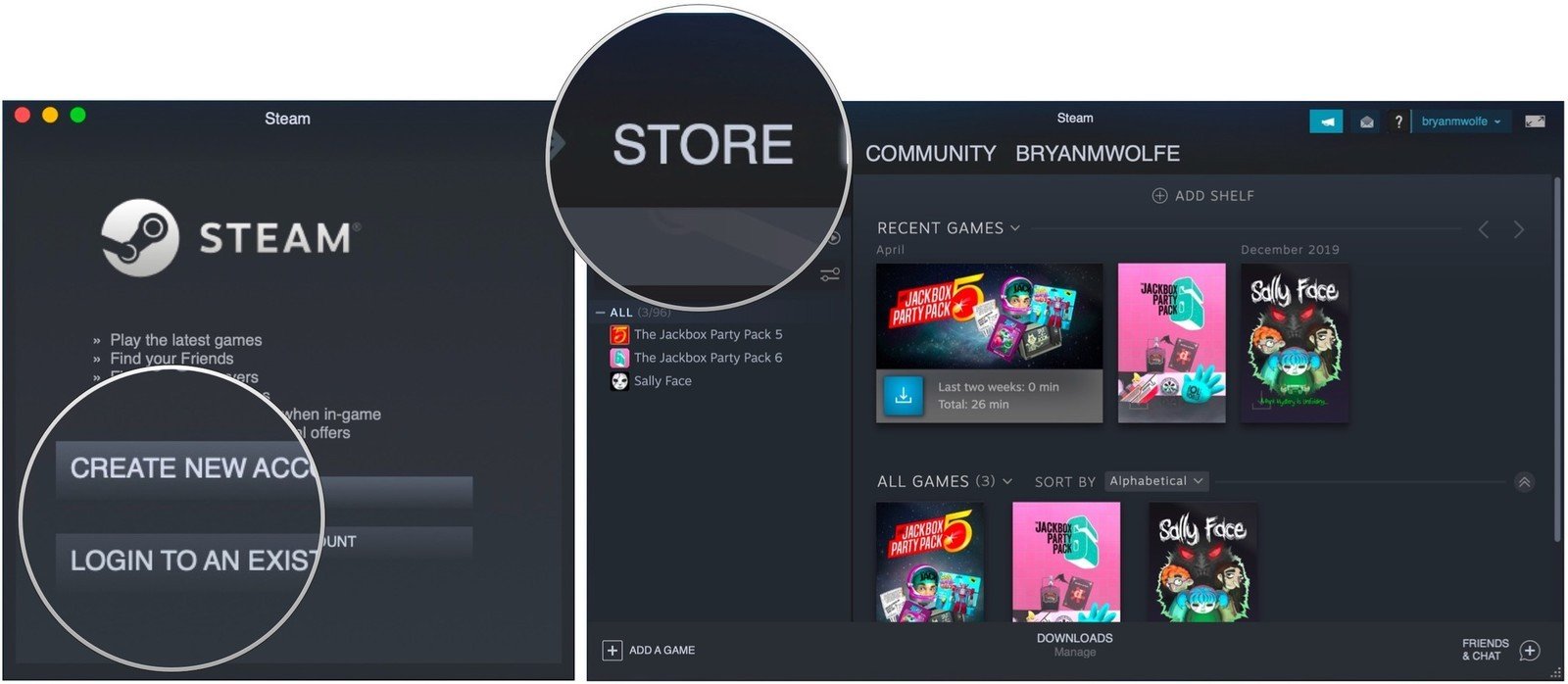 games on steam for mac